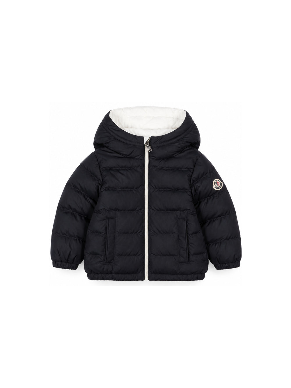 Giacca trapuntata Brannock per neonati Moncler Kids blu con cappuccio L29511A00025597YW 778 MONCLER KIDS 