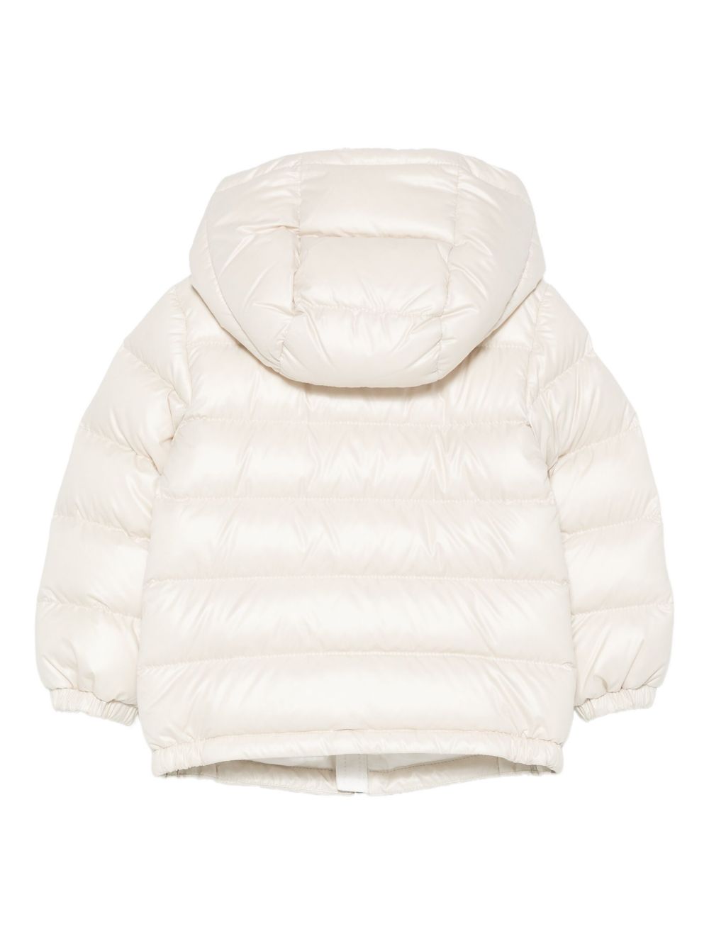 Giubbino per neonati Moncler Kids bianco con design imbottito L29511A00031597YX 034 MONCLER KIDS 