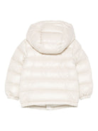Giubbino per neonati Moncler Kids bianco con design imbottito L29511A00031597YX 034 MONCLER KIDS 