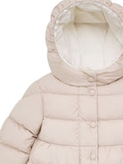 Giubbino Charlotte per neonata Moncler Kids beige con finitura imbottita L29511C00003597YW 21E MONCLER KIDS 