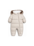 Tuta da neve Yorick per neonati Moncler Kids beige con design trapuntato L29511G00001597YW 20N MONCLER KIDS 