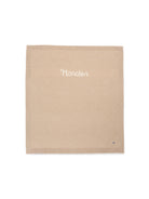 Coperta per neonati Moncler Kids beige con logo intarsiato L29513G00005M4281 21E MONCLER KIDS 