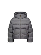 Giubbino Xhante per bambina Moncler Enfant grigio con tessuto principale idrorepellente L29541A0003353A5E 93L MONCLER KIDS 