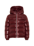 Giubbino per bambini Moncler Enfant bordeaux con design imbottito L29541A00035597Z8 464 MONCLER KIDS 