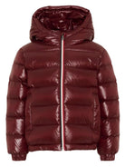 Giubbino per bambini Moncler Enfant bordeaux con design imbottito L29541A00035597Z8 464 MONCLER KIDS 