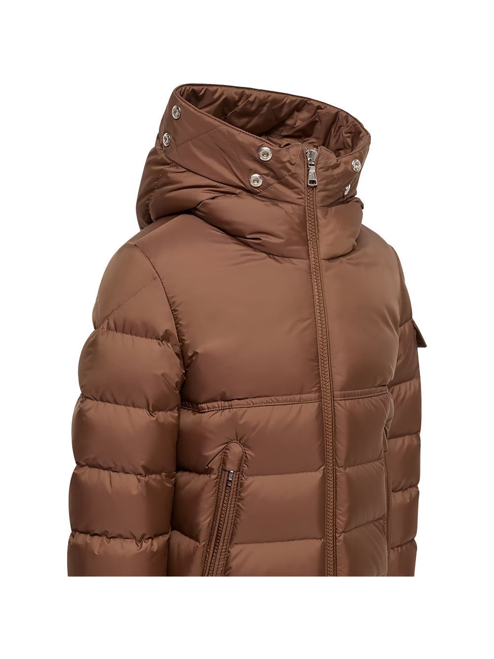 Giubbino New Byronf per bambino Moncler Kids marrone con imbottitura in piuma L29541A0005353A5E 24N MONCLER KIDS 