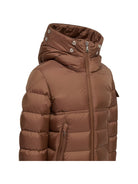 Giubbino New Byronf per bambino Moncler Kids marrone con imbottitura in piuma L29541A0005353A5E 24N MONCLER KIDS 