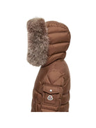 Giubbino New Byronf per bambino Moncler Kids marrone con imbottitura in piuma L29541A0005353A5E 24N MONCLER KIDS 