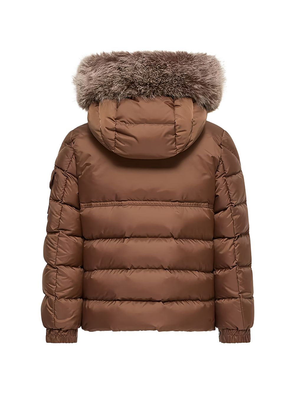 Giubbino New Byronf per bambino Moncler Kids marrone con imbottitura in piuma L29541A0005353A5E 24N MONCLER KIDS 