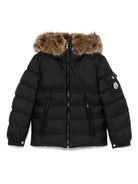 Giubbino New Byronf per bambino Moncler Kids nero con imbottitura in piuma d'oca L29541A0005353A5E 999 MONCLER KIDS 