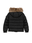 Giubbino New Byronf per bambino Moncler Kids nero con imbottitura in piuma d'oca L29541A0005353A5E 999 MONCLER KIDS 