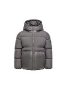 Giubbino Barin per bambino Moncler Enfant grigio imbottiture in piuma L29541A00065597YW 921 MONCLER KIDS 