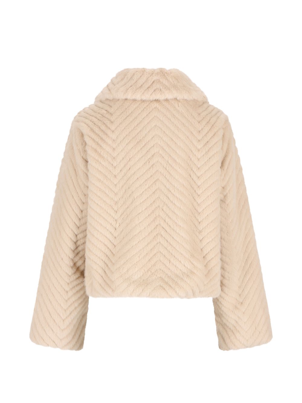 Giubbino Erla per bambina Moncler Enfant beige con collo rialzato L29541A0007189BFI 268 MONCLER KIDS 