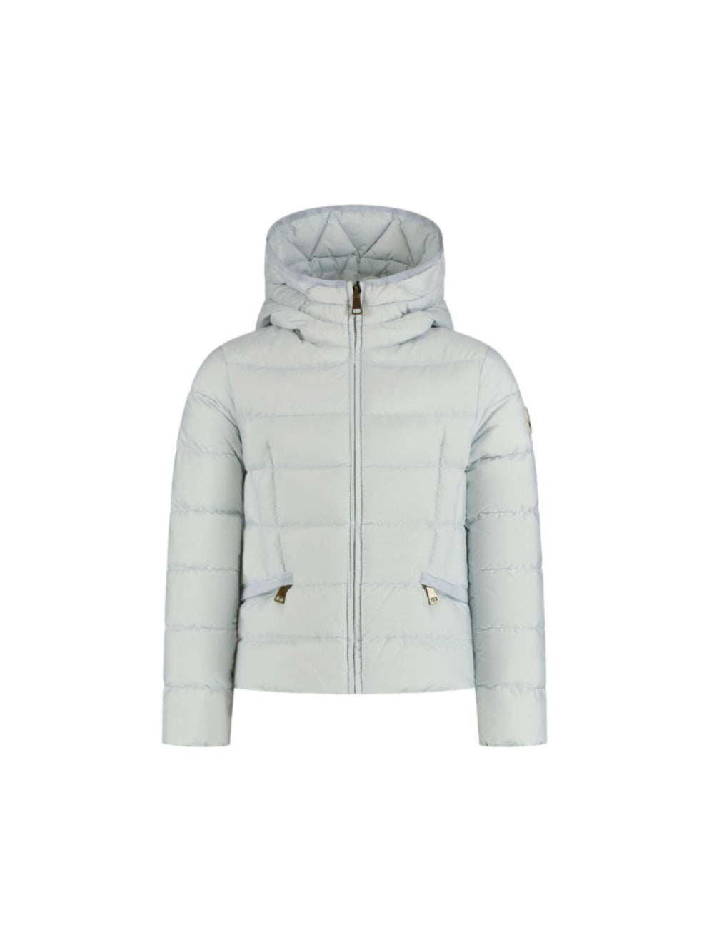Giubbino per bambino Moncler Kids azzurro con design imbottito L29541A0007253A5E 70C MONCLER KIDS 
