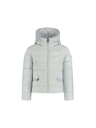 Giubbino per bambino Moncler Kids azzurro con design imbottito L29541A0007253A5E 70C MONCLER KIDS 