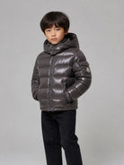 Giubbino Maya per bambini Moncler Kids grigio con design imbottito L29541A1252068950 918 MONCLER KIDS 