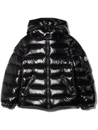 Giubbino Maya per bambina Moncler Enfant nero con modello imbottito L29541A1252068950 999 MONCLER KIDS 