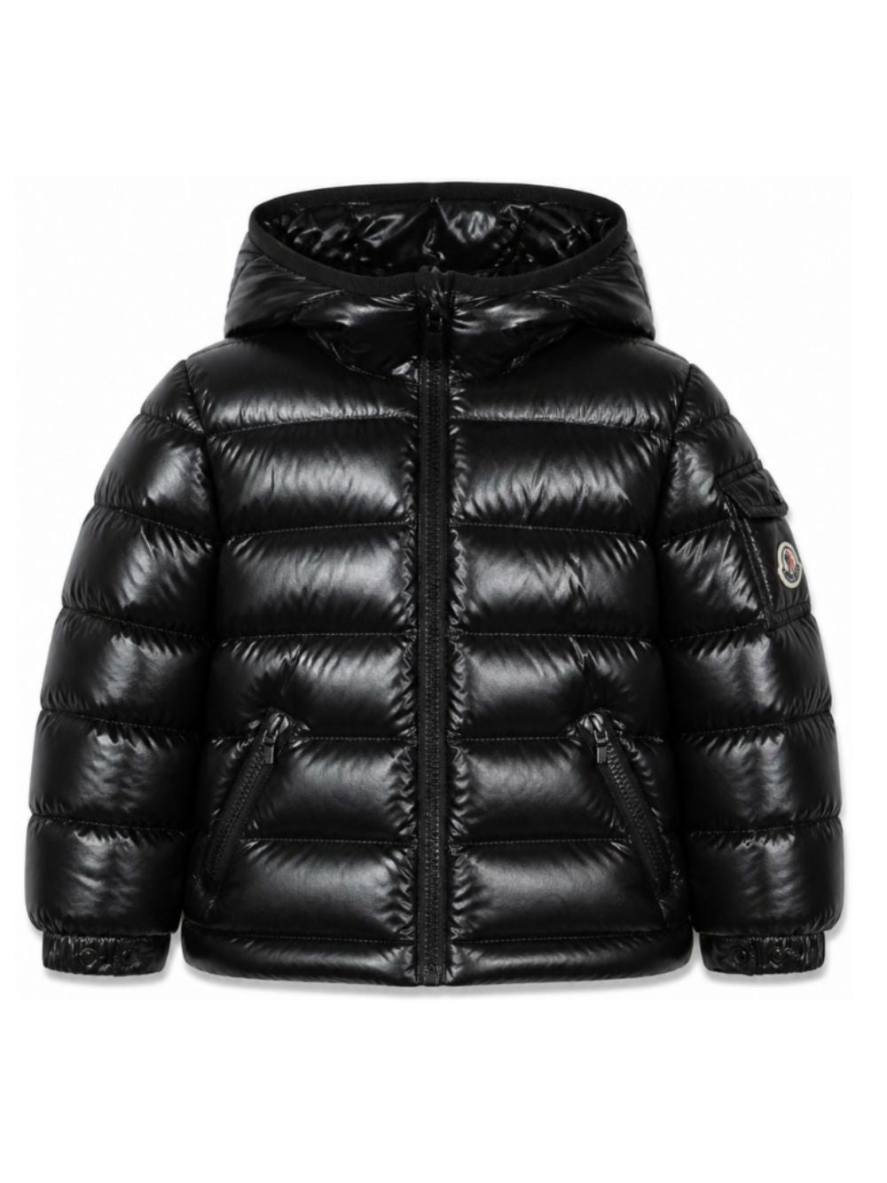 Giubbino Bady per bambini Moncler Kids nero con design imbottito L29541A5271068950 999 MONCLER KIDS 