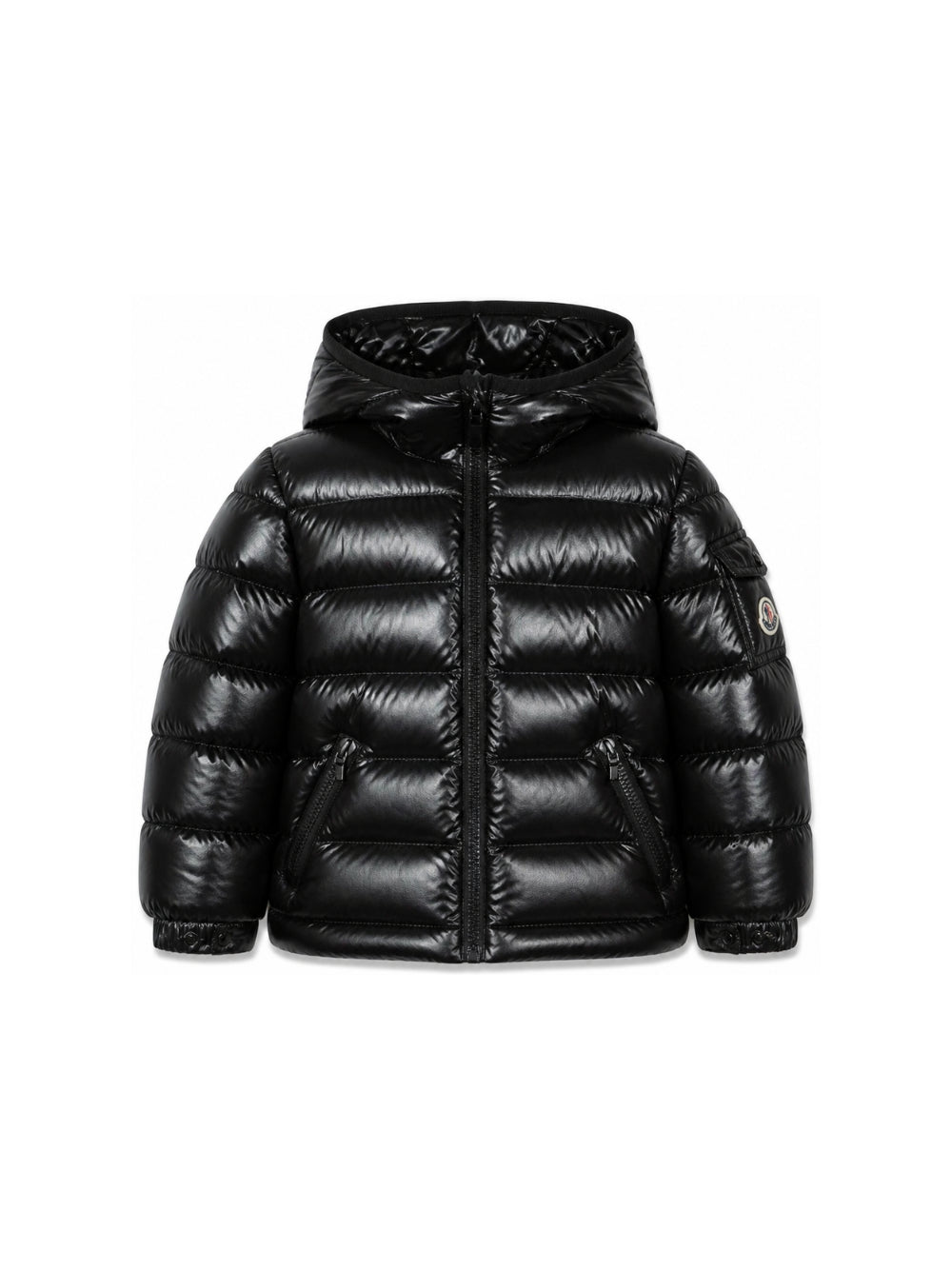 Giubbino Bady per bambini Moncler Kids nero con design imbottito L29541A5271068950 999 MONCLER KIDS 