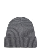 Berretto per bambini Moncler Kids grigio con applicazione logo L29543B00009M1131 981 MONCLER KIDS 