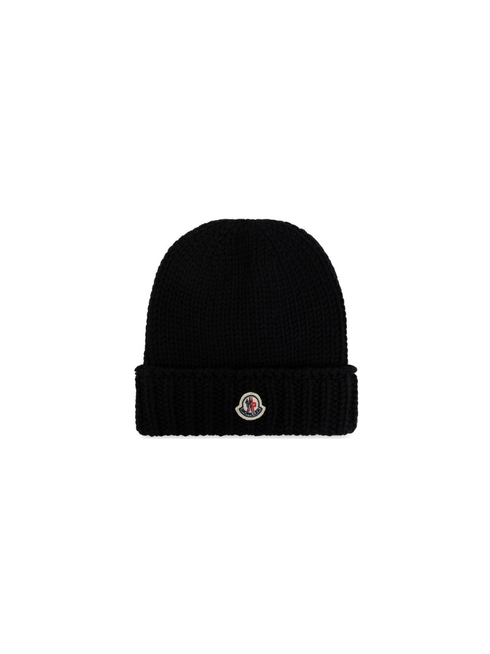 Cappello per bambino Moncler Kids nero con logo ricamato sul davanti L29543B00017M1172 999 MONCLER KIDS 