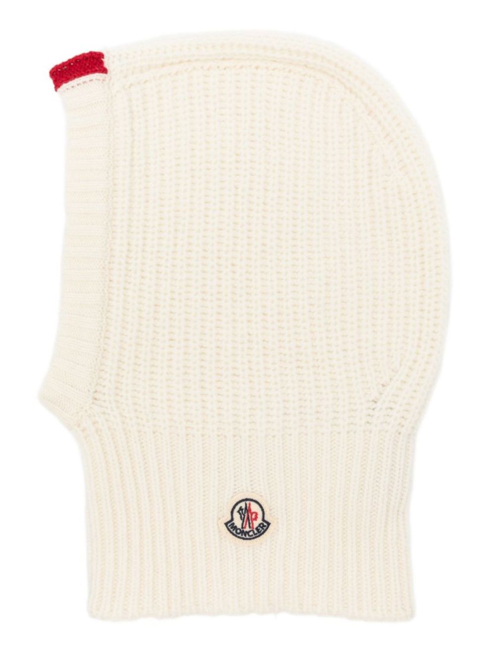 Balaclava per bambino Moncler Kids beige con logo ricamato sul davanti L29543G00015M4281 034 MONCLER KIDS 