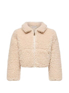 Giubbino per bambina Moncler Kids bianco in tinta pelliccia L29548G0003489B1S 036 MONCLER KIDS 