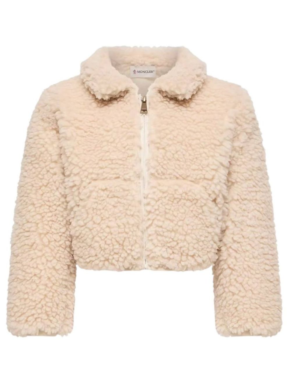 Giubbino per bambina Moncler Kids bianco in tinta pelliccia L29548G0003489B1S 036 MONCLER KIDS 