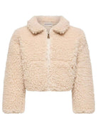 Giubbino per bambina Moncler Kids bianco in tinta pelliccia L29548G0003489B1S 036 MONCLER KIDS 