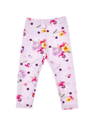 Leggings per bambina Monnalisa Kids lilla a fiori e pois 11H406 8653 0063 MONNALISA KIDS 