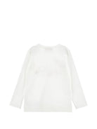 T-shirt per bambina Monnalisa Kids bianca con stampa grafica sul davanti 11H612 8201 0001 MONNALISA KIDS 