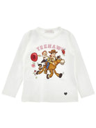 T-shirt per bambina Monnalisa Kids bianca con stampa grafica Toy Story 11H617 8201 0001 MONNALISA KIDS 