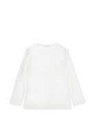 T-shirt per bambina Monnalisa Kids bianca con stampa grafica 11H622 8201 0156 MONNALISA KIDS 