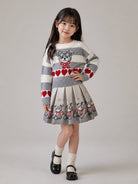 Gonna per bambina Monnalisa Kids grigia con stampa Teddy Bear 11H704 8669 0031 MONNALISA KIDS 