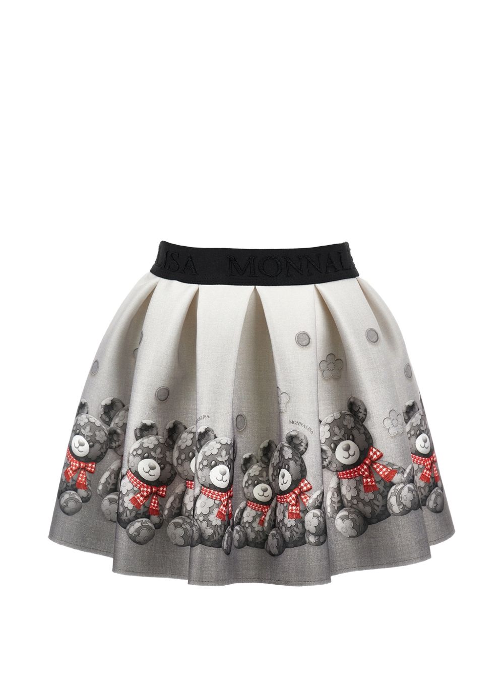 Gonna per bambina Monnalisa Kids grigia con stampa Teddy Bear 11H704 8669 0031 MONNALISA KIDS 