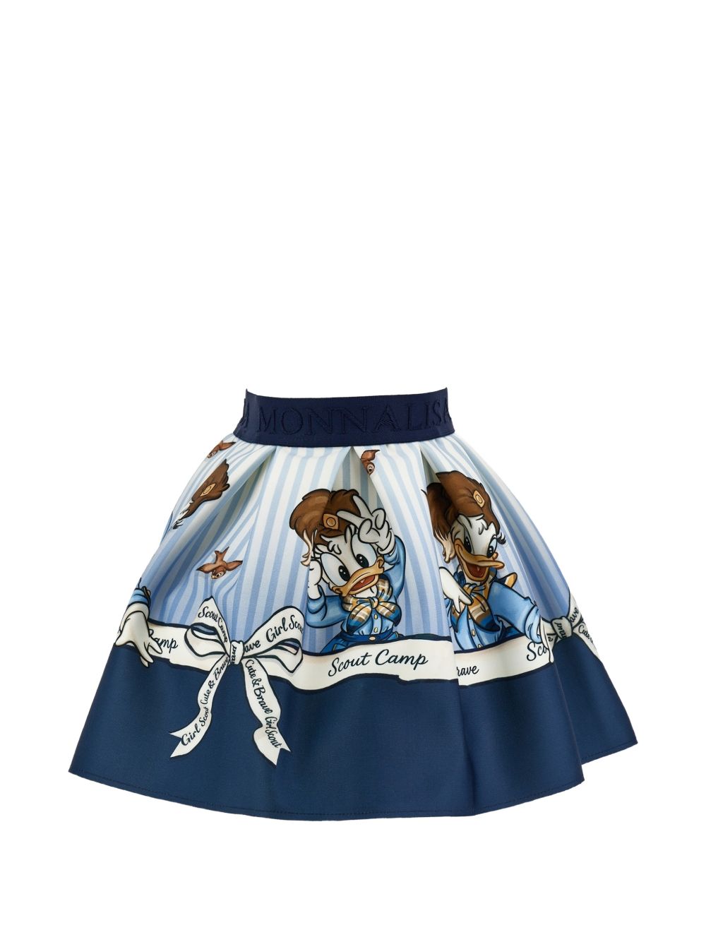 Gonna per bambina Monnalisa Kids blu con stampa grafica 11H707 8625 0156 MONNALISA KIDS 