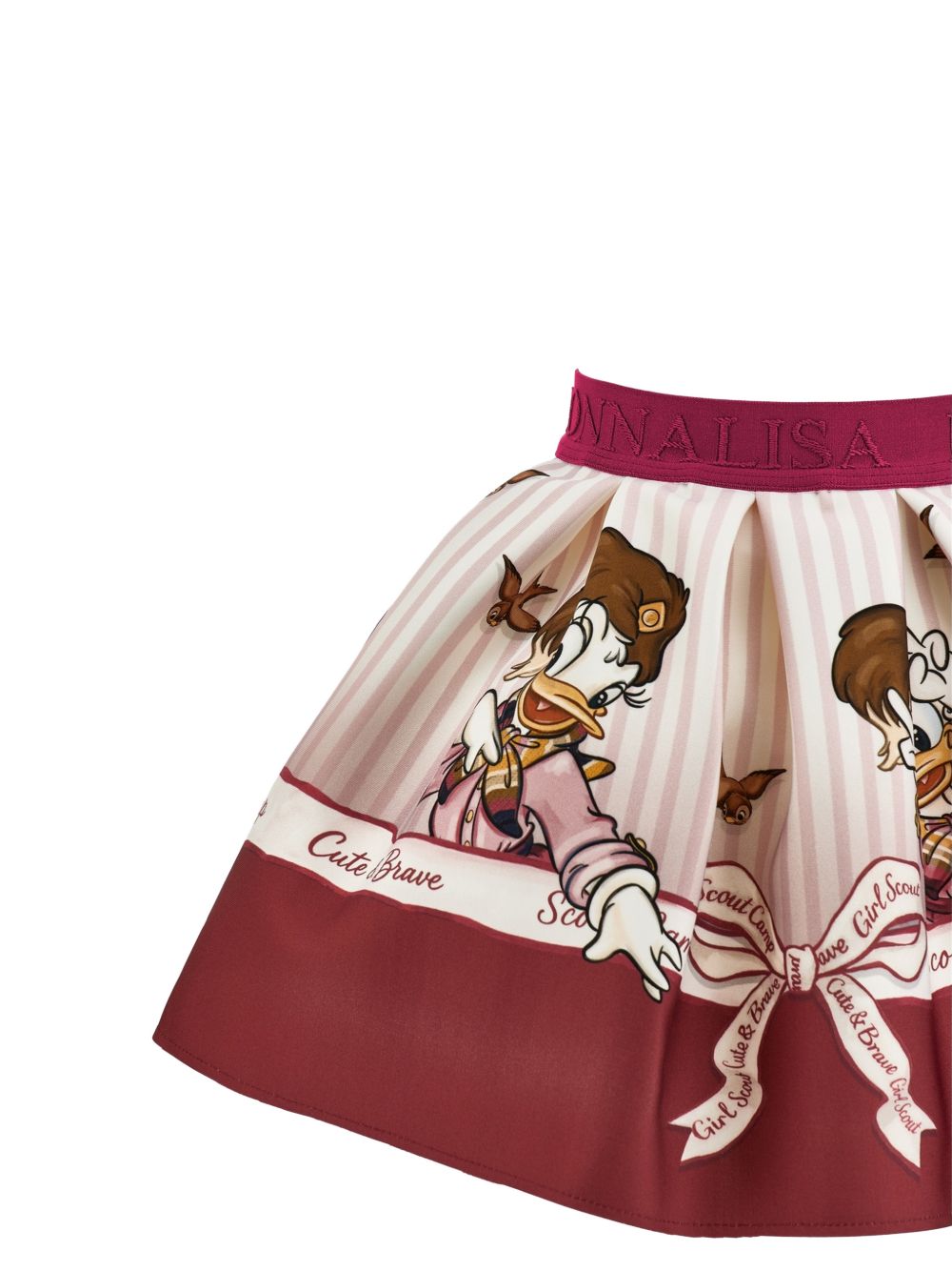 Gonna per bambina Monnalisa Kids rosso con stampa grafica 11H707 8625 0198 MONNALISA KIDS 