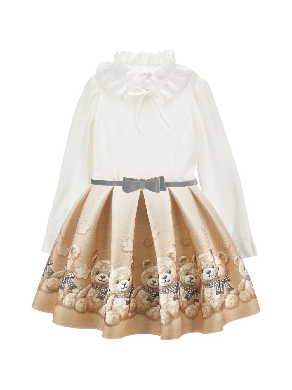 Abito per bambina Monnalisa Kids multicolore con stampa orsetto all-over 11H909 8669 0003 MONNALISA KIDS 