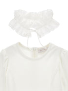 Abito per bambina Monnalisa Kids bianco con stampa orsetto all-over 11H909 8669 0031 MONNALISA KIDS 