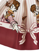 Abito per bambina Monnalisa Kids x Disney rosso con stampa grafica Paperina 11H915 8625 0198 MONNALISA KIDS 