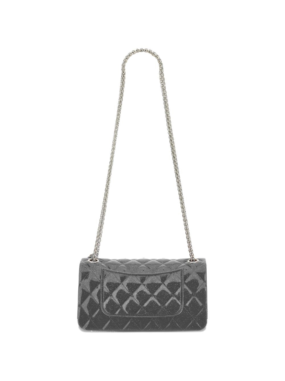 Borsa a spalla per bambina Monnalisa Kids grigia  trapuntata con cristalli 17H000 8726 0031 MONNALISA KIDS 