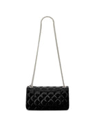 Borsa a spalla per bambina Monnalisa Kids nera trapuntata con cristalli 17H000 8726 0050 MONNALISA KIDS 