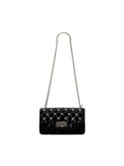 Borsa a spalla per bambina Monnalisa Kids nera trapuntata con cristalli 17H000 8726 0050 MONNALISA KIDS 