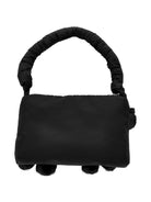 Borsa per bambina Monnalisa Kids nera con applicazione fiori 17H001 8026 0050 MONNALISA KIDS 