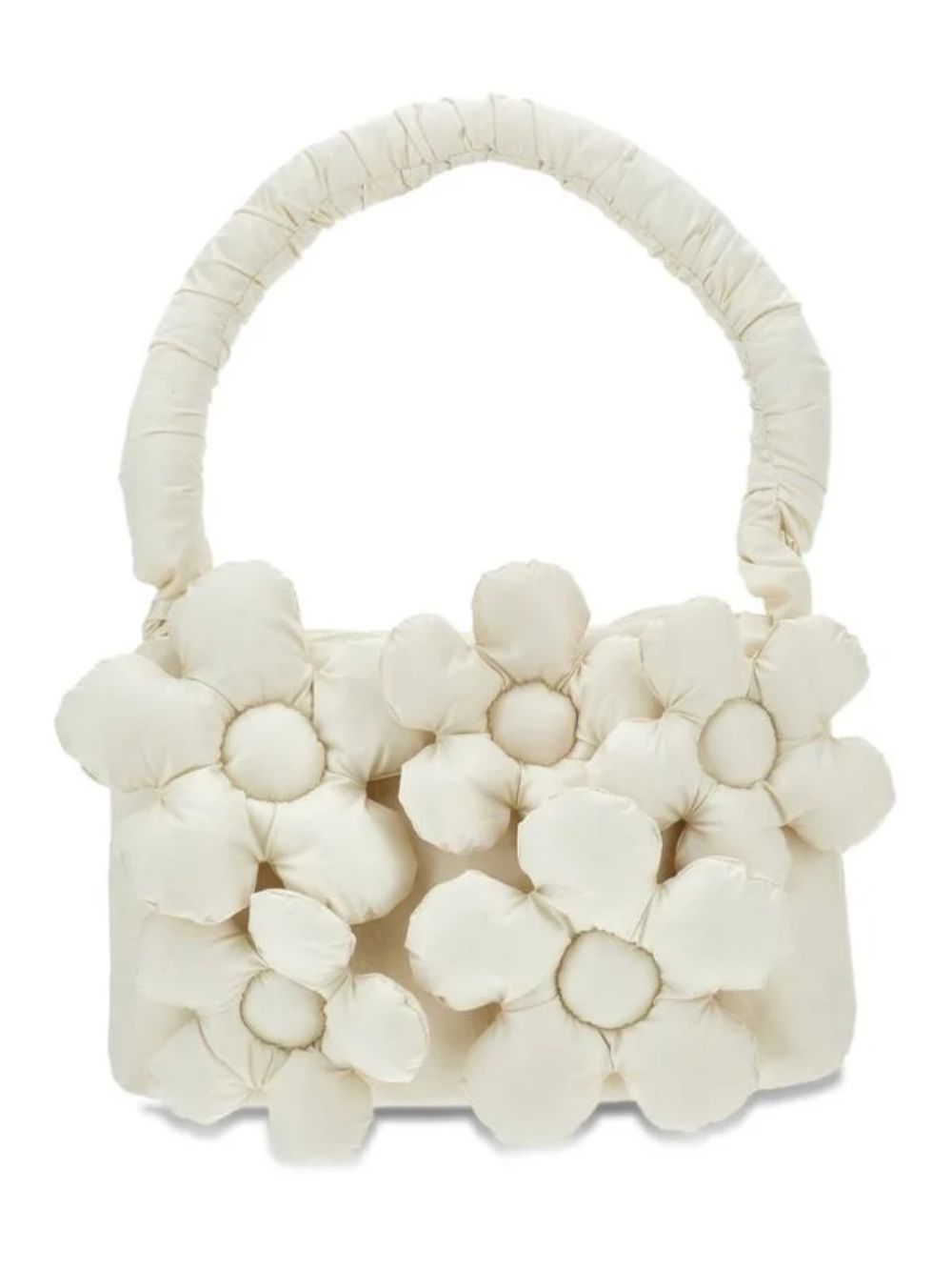 Borsa per bambina Monnalisa Kids bianca con design imbottito 17H001 8026 029F MONNALISA KIDS 