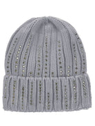 Cappello per bambina Monnalisa Kids grigio con trama a coste 17H004 8064 0032 MONNALISA KIDS 