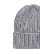 Cappello per bambina Monnalisa Kids grigio con trama a coste 17H004 8064 0032 MONNALISA KIDS 