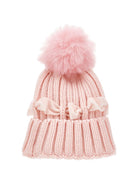 Cappello per bambina Monnalisa Kids rosa con pompom 17H005 8064 0091 MONNALISA KIDS 