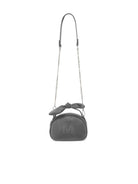 Borsa a tracolla per bambina Monnalisa Kids grigia con logo goffrato 17H006 8083 0031 MONNALISA KIDS 