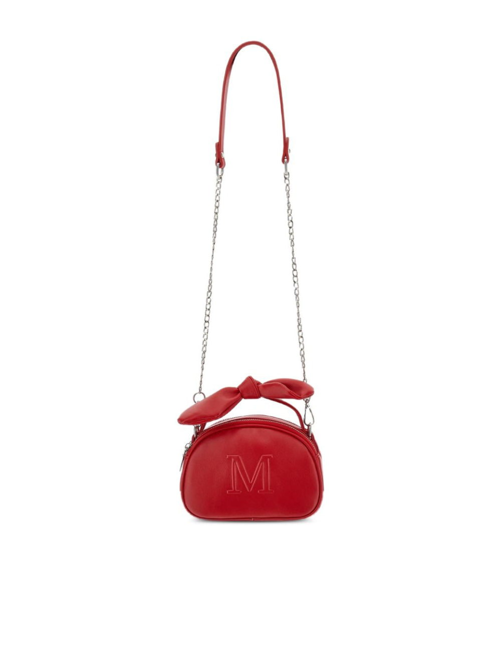 Borsa a tracolla per bambina Monnalisa Kids rossa con logo goffrato 17H006 8083 0043 MONNALISA KIDS 